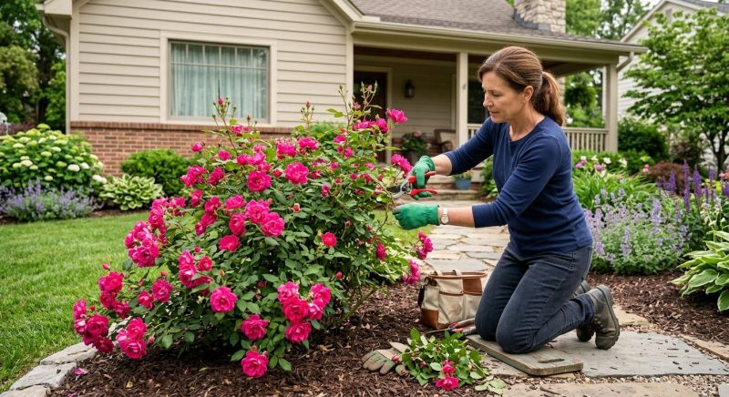 Knockout Roses Pruning in Honolulu, HI